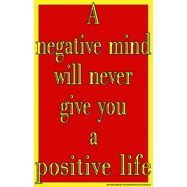 Positive or Negative NEW Classroom Motivational POSTER Which Do You Choose? Positive or Negative NEW Classroom Motivational POSTER Which Do You Choose?